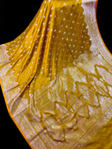 Mehandi Green/ Heena Green Mashru Silk saree — Kaash Collection
