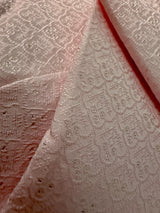 Pastel Baby Pink Silk Kurta with Zari Embroidery | Men's Wedding Festive Wear - Kaash