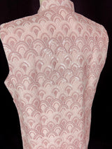 Pastel Dusty Pink Jacket for Men with Embroidery, thread and Sequin Work | Jacket for Kurta | Mens Wedding Wear Outfit | Men Waistcoat - Kaash