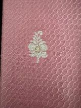 Pink Color Kurta Pajama for Men with Self Design and Embroidery Work with Lining | Men Ethnic Wear | Wedding Wear Kurta for Men - Kaash