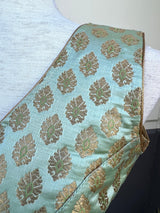 Pista Green Color Banarasi Readymade Blouse | Sleeveless Blouse | Readymade Blouses | Blouses for Saree - Kaash