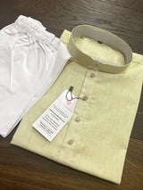 Premium Pure Linen Cotton Kurta Pajama Set for Men | Cotton Men Kurta | Soft Kurta for Men | Groomsmen Kurtas | Gift For Him New Collection - Kaash