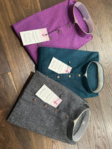 Slate Grey Color Kurta | Teal Color Kurta | Purple Color Kurta | Pure Cotton Handloom Kurta with White Pajama | Summer Wear | Gift For Him - Kaash