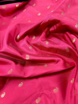 Statement Designer Tomato Pink with Black border and Pallu Saree | Banarasi Silk Saree | Soft Silk Saree - Kaash