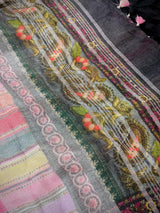 Statement Pure Linen by Linen Sabyasachi Inspired Multi Color Saree with Sliver Zari with Digital Prints - Kaash