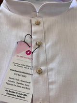 White Color Premium Pure Linen Cotton Kurta Pajama Set for Men | Linen Cotton Men Kurtas | Pastel Color Kurta | Kurta for Men | White Kurta - Kaash