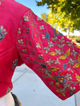 Banarasi Brocade Lehenga in Pink and Muted Gold Color with Embroidery Work - Kaash