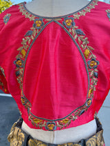 Banarasi Brocade Lehenga in Pink and Muted Gold Color with Embroidery Work - Kaash