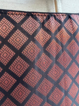 Black and Copper Color Readmade Brocade Blouse Padded Blouse - Kaash