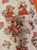 Boys 3pcs Kurta Pajama with Jacket in Floral Pattern | Kids Wear | Boys Ethnic Wear | Boys Kurta Pajama | Kaash Collection - Kaash