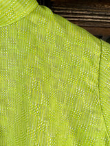 Boys Parrot Green Cotton Kurta Pajama for Set - Kaash