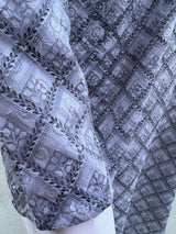 Chikankari Embroidery Light Grey Kurta for Men | Mirror Work & Hand-Block Prints | Kurta Pajama Set in USA | Ships from California | Kaash Kurtas - Kaash