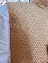 Designer Gold Modi Nehru Jacket For Men in Soft Banarasi Silk | Waist Coat | Jacket for Kurta | Gift For Him | Indian Wedding - Kaash