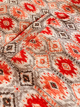 Designer Multi-Color Soft Silk Jacket with Sequence Work Nehru in Ikkat Prints | Jacket for Kurta | Groomsmen Wedding Jacket for Kurta - Kaash