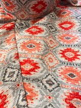 Designer Multi-Color Soft Silk Jacket with Sequence Work Nehru in Ikkat Prints | Jacket for Kurta | Groomsmen Wedding Jacket for Kurta - Kaash