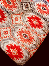 Designer Multi-Color Soft Silk Jacket with Sequence Work Nehru in Ikkat Prints | Jacket for Kurta | Groomsmen Wedding Jacket for Kurta - Kaash