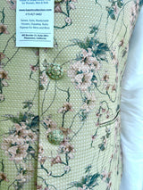 Designer Pista Green Gold Modi Nehru Jacket For Men in Jute Silk | Jackets for Kurtas | Gift For Him | Indian Wedding, Party Wear Jackets - Kaash