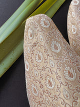 Gold Color Mens Wedding Handmade Shoes | Ethnic Jutti for Men | Traditional Handmade Mojari | Indian Wedding Shoes for Men | Shoe with Kurta - Kaash