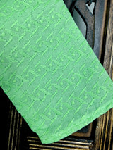 Green Boys Cotton Chikankari 2-piece kurta pajama set for boys with lucknowi chikankari on cotton — Kaash Collection