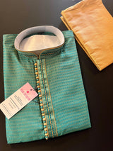 Green Color Men Kurta Pajama | Mens Ethnic Wear | Men Party Wear | Wedding Wear for Men | Gift For Him - Kaash