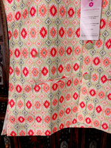 Ikkat Print Designer Multi-Color Soft Silk Jacket with Sequence Work | Jacket for Kurta | Groomsmen Wedding Jacket for Kurta - Kaash