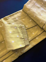 Mehndi Green Heena Green Color Jute Silk Men Kurta Pajama with Weave Work | Designer Men Kurta Pajama Set | Kurta Pajama Set in USA - Kaash