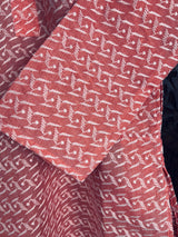 Peach Color Cotton Kurta Pajama Set for Boys with Lucknowi Chikankari Work - Kaash