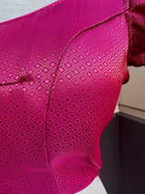 Pink Color Readymade Blouse with small Gold Color design in Brocade - Kaash
