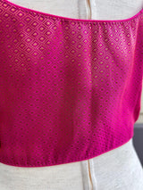 Pink Color Readymade Blouse with small Gold Color design in Brocade - Kaash