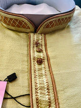 Pista Green Soft Silk Men Kurta Pajama | Mens Ethnic Wear| Indian Wedding Wear Kurta Pajama | Kurta Pajama for Men | Festival Collection - Kaash