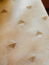 Readymade Cream Color Men Kurta Pajama Set with designer pattern in Raw Silk | Party, Festival and Wedding Men Kurta Pajama - Kaash