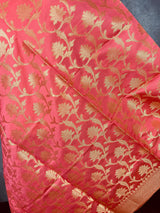 Rose Pink Color Silk Soft Silk Light Weight Dupatta | Indian Dupatta | Silk Dupatta | Stole | Scarf | Gift For Her| Kaash Collection - Kaash