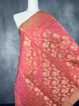 Rose Pink Color Silk Soft Silk Light Weight Dupatta | Indian Dupatta | Silk Dupatta | Stole | Scarf | Gift For Her| Kaash Collection - Kaash