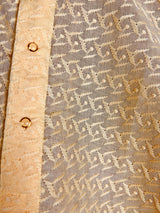 Yellow Color Cotton Kurta Pajama Set for Boys with Lucknowi Chikankari Work - Kaash