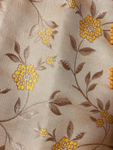 Yellow Mustard 3pcs Men Kurta Pajama with Jacket - Kaash