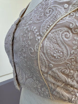 Beige Color Georgette Silk Ready to Wear Blouse - Kaash