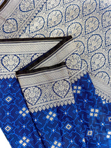 Blue Color Soft Banarasi Silk Saree with Sliver Color Zari Weave - Kaash