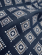 Boys Blue Color Premium Cotton Silk Kurta Pajama Set with Self design Butti - Kaash