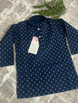 Boys Kurta Set - Father - Son Kurta Sets - Boys Blue Color Kurta - Premium Pure Cotton Kurta Pajama Set for Boys - Kids Kurta Pajama - Kaash