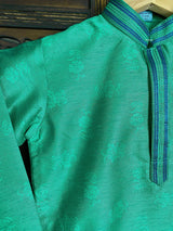 Boys Raw Silk Kurta Set - Kaash