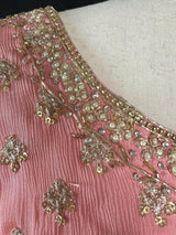 Designer Readymade Salwar Kameez in Blush Pink Color - Kaash