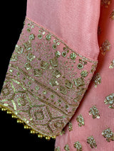 Designer Readymade Salwar Kameez in Blush Pink Color - Kaash