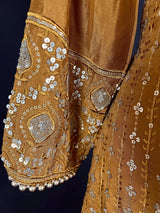 Designer Readymade Salwar Kameez in Mustard Gold Color For Women - Kaash