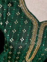 Green Color ReadytoWear Designer Party Wear Salwar Kameez - Kaash