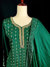 Green Color ReadytoWear Designer Party Wear Salwar Kameez - Kaash