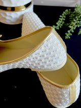 Handmade Mens Wedding Shoes in Ivory White Color - Kaash