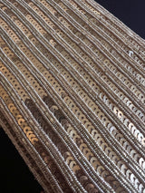 Handmade Sequin Gold Clutch Bag - Kaash