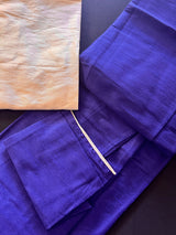 Royal Blue Soft Silk kurta pajama set — Kaash Collection
