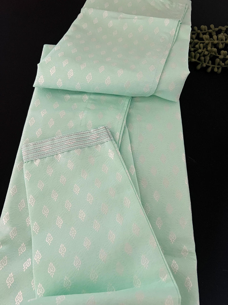 Pastel Sea Green Color Men Kurta Pajama Set for Men in Soft Silk | Mens Ethnic Wear | Indian Men Clothing | Kurta for Men