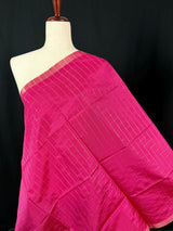 Pink Color Banarasi Silk Check Dupatta | Light Weight Dupatta  | Stole | Scarf | Benarasi Dupatta | Gift For Her | Kaash Collection